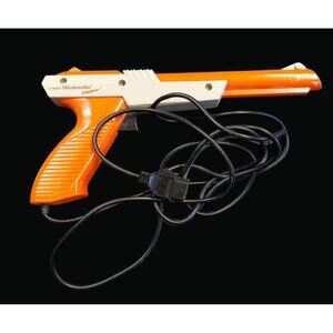 Vintage Nintendo Zapper Gun For NES 1985 Retro Gaming Accessory R01 F